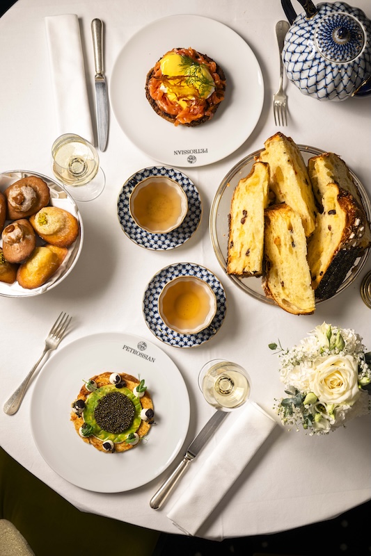 Petrossian x Christophe Louie - brunch