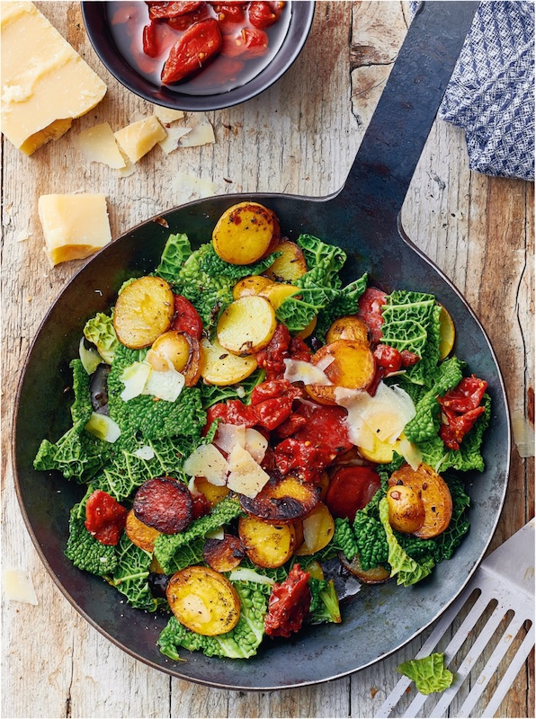 recette de Poêlée de pommes de terre et Sbrinz