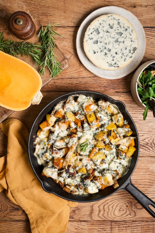 recette de Tartiflette revisitée au butternut et à la Fourme