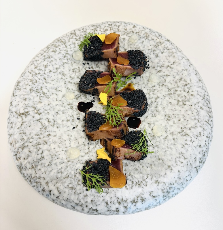 recette de Tataki de thon sésame poutargue