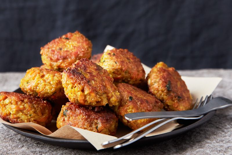Boulettes de quinoa d’Anjou à l’indienne