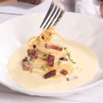 Carbonara revisitée au Brie de Melun