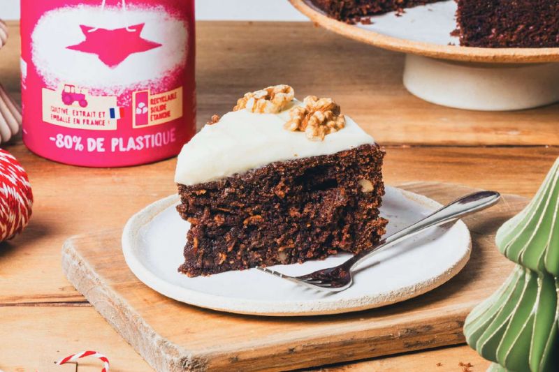 Carrot cake chocolat noix