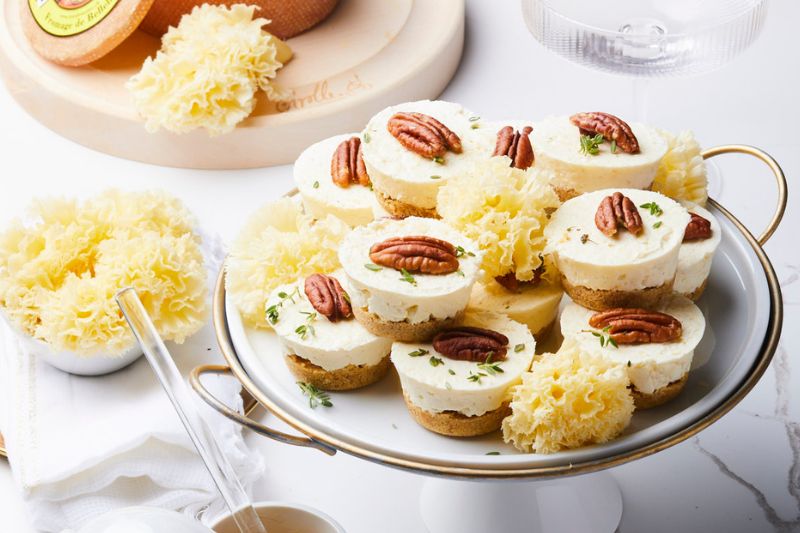 Cheesecakes pécan Tête de Moine