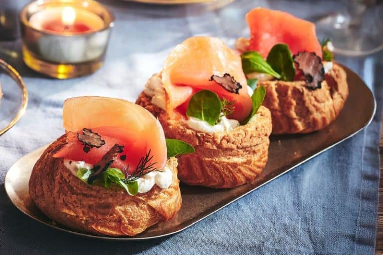 Choux farcis à la truite fumée