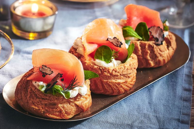 Choux farcis à la truite fumée