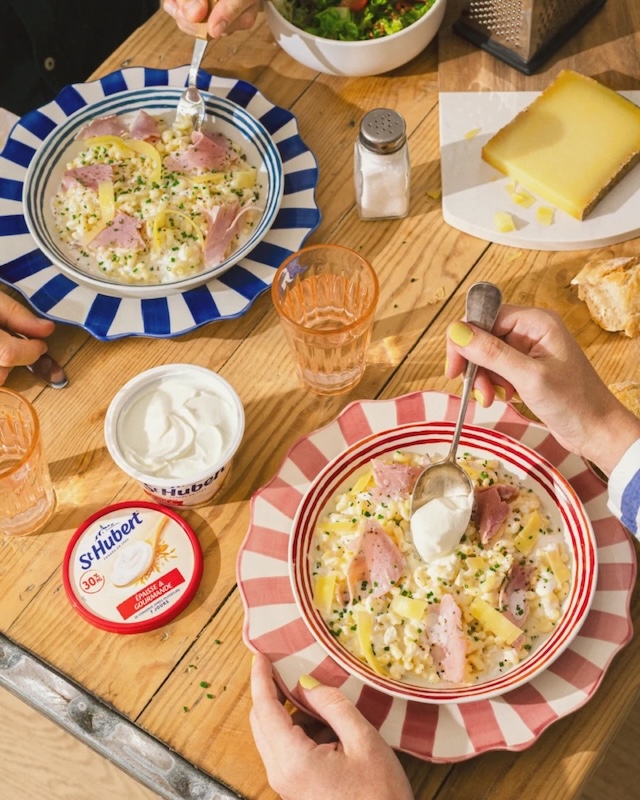 recette de Coquisotto jambon Comté