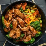 Wok à l’émincé de bavette