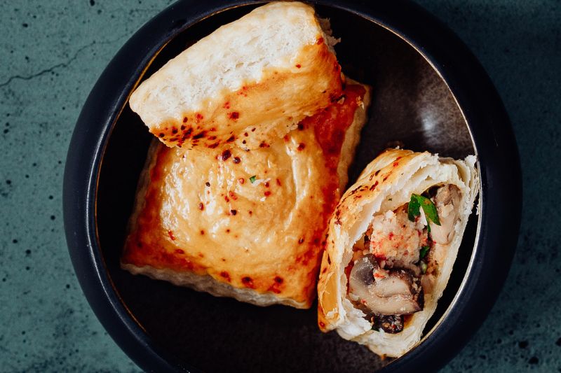 Petits friands apéritifs au pâté