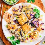 Galette aux légumes et à la feuille de riz