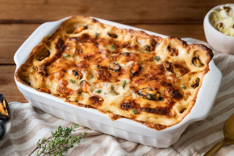 Gratin dauphinois aux moules de bouchot