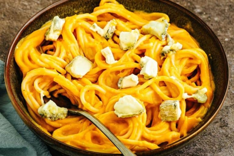 Pâtes crémeuses au butternut et au chèvre