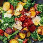 Poêlée de pommes de terre et Sbrinz