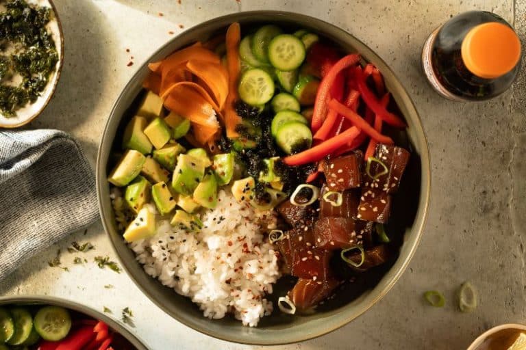 Poke bowl au thon mariné