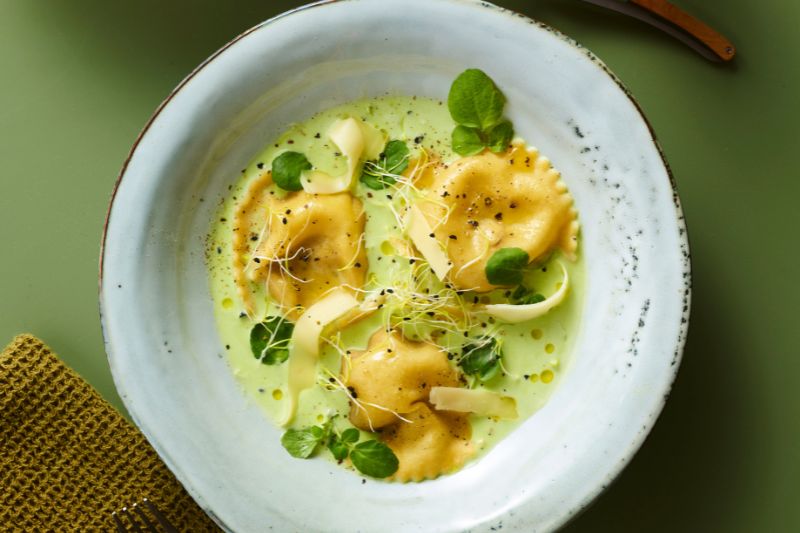 Ravioles à la Tome des Bauges