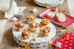 recette de Roses feuilletées à la Rigotte de Condrieu