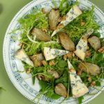 Salade tiède de topinambours rôtis