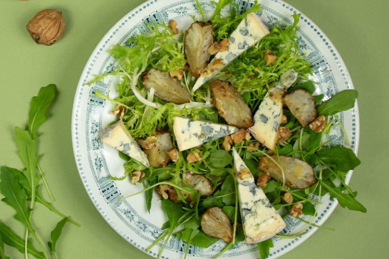 Salade tiède de topinambours rôtis