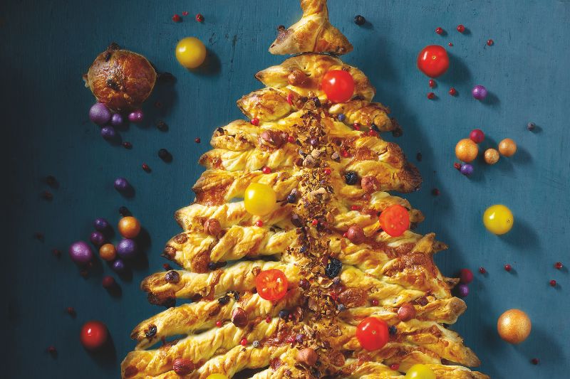 Sapin au Beaufort et aux fruits secs