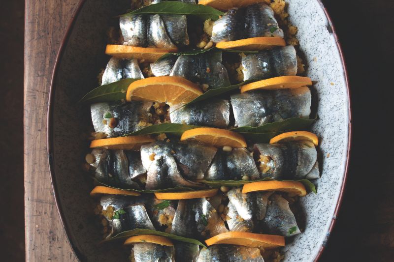 Sardines farcies à la sicilienne