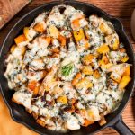 Tartiflette revisitée au butternut et à la Fourme