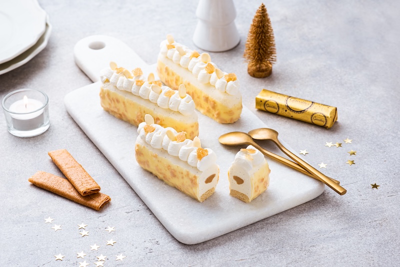 recette de Bûchettes vanille caramel