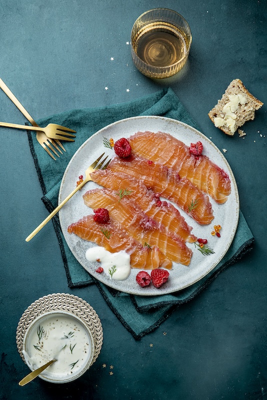 recette de Saumon gravlax au whiskey irlandais