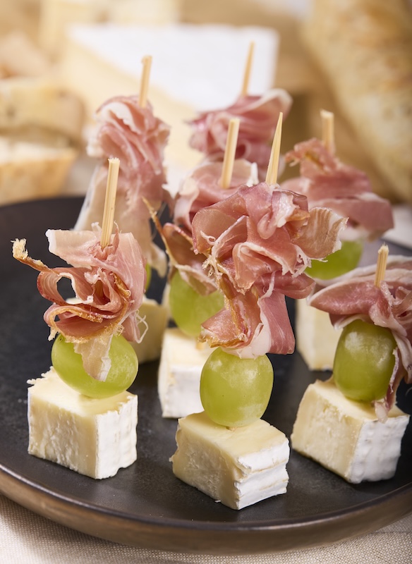 brochettes de Brie de Meaux