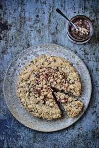 recette de Cookie coeur chocolat noisette