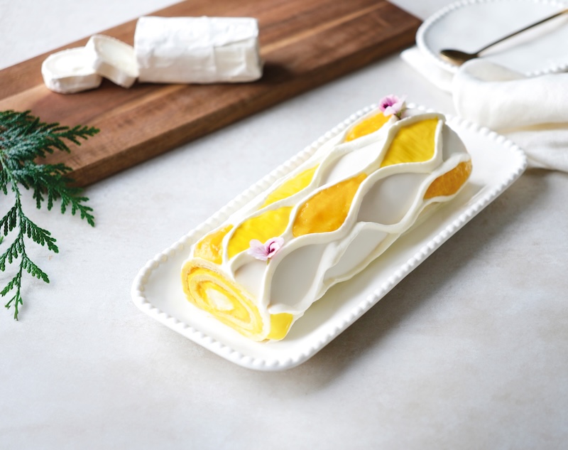 recette de Bûche roulée au chèvre et butternut