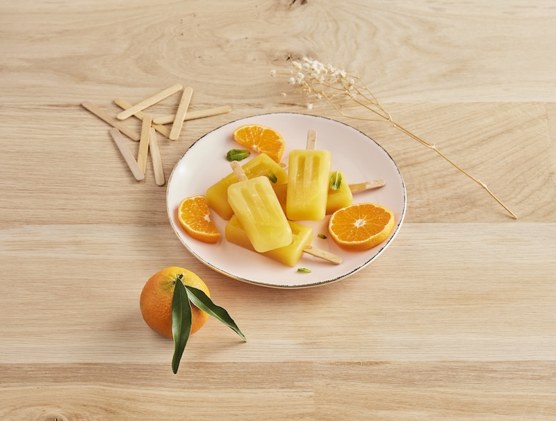 recette de Bâtonnets glacés aux clémentines de Corse