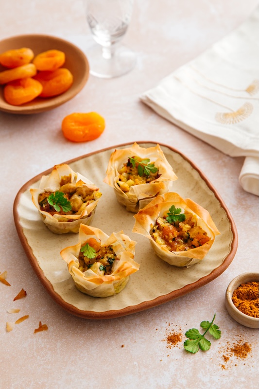 recette de Mini corolles de lapin au curry