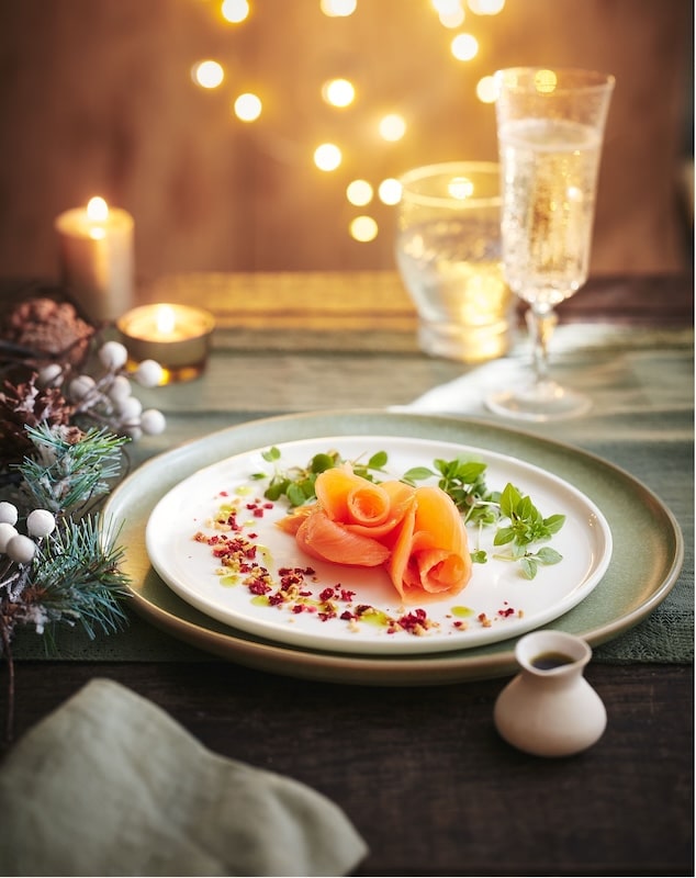 recette de Saumon fumé et crème citronnée