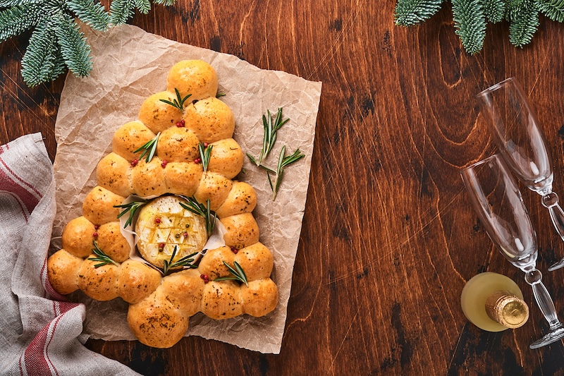 recette de Sapin de Noël au Camembert