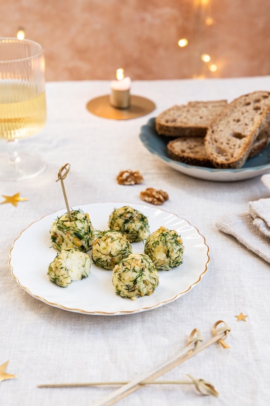 recette de Boules de Camembert aux noix