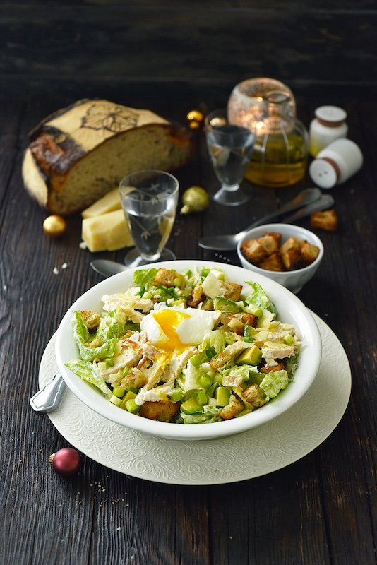 recette de Salade César du lendemain