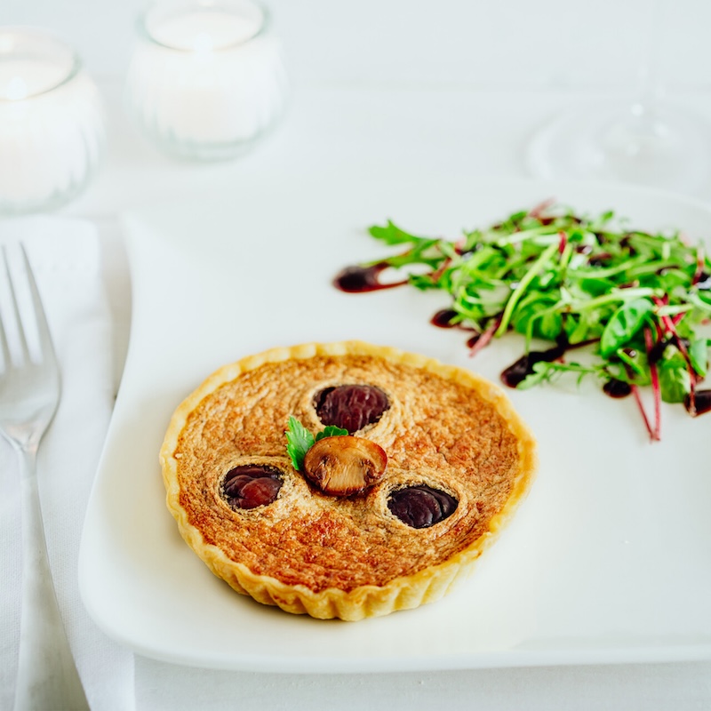 recette de Tartelettes au foie gras et aux marrons