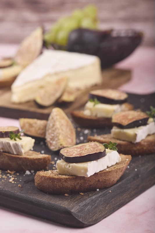 tartine de Brie de Meaux aux figues