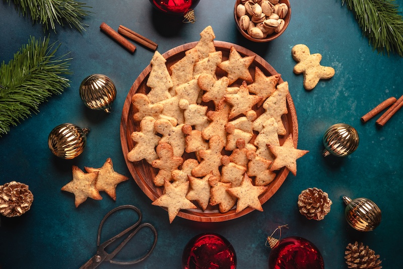 Biscuits de Noël à la pistache