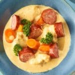 Blanquette de lotte à la Montbéliard