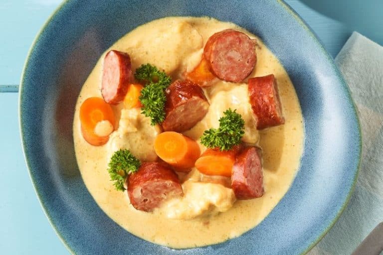 Blanquette de lotte à la Montbéliard