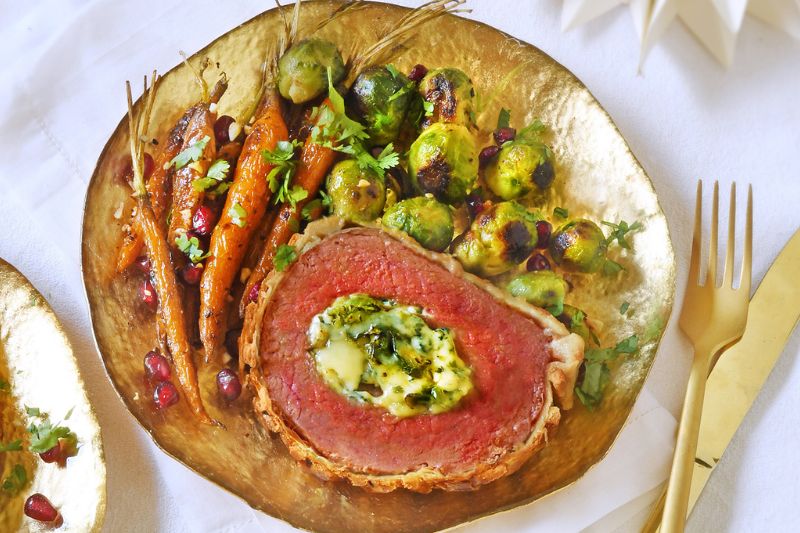 Boeuf en croûte au bleu d’Auvergne