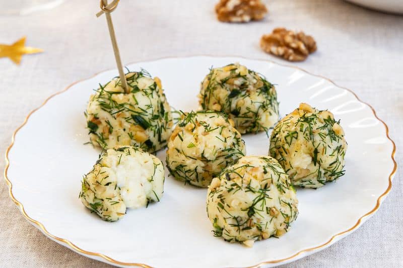 Boules de Camembert aux noix
