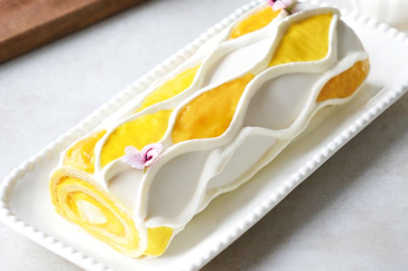 Bûche roulée au chèvre et butternut