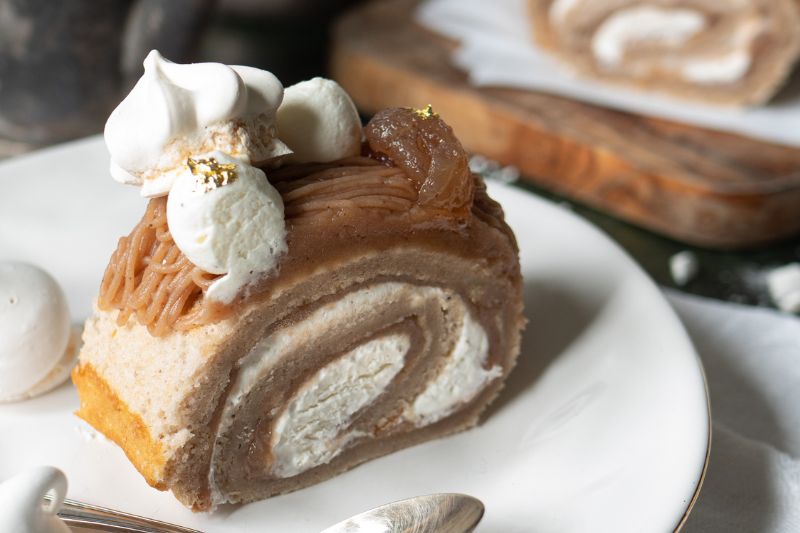 Bûche Marron Vanille