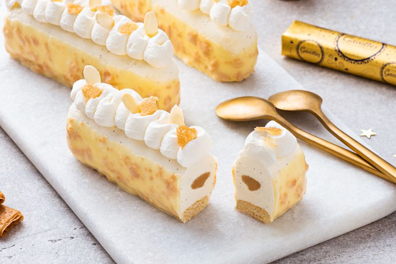 Bûchettes vanille caramel