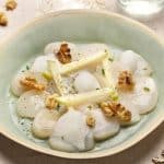 Carpaccio de Saint-Jacques aux pommes