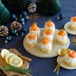 Mini cheesecakes salés au saumon