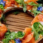 Couronne au soda bread au saumon