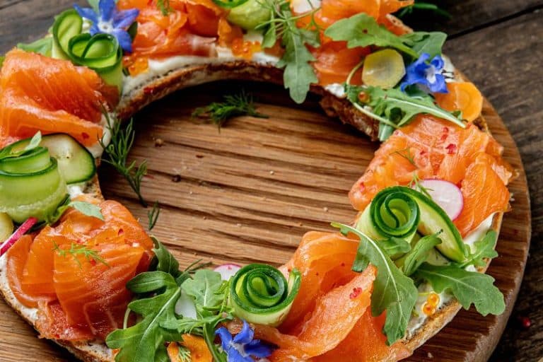 Couronne au soda bread au saumon